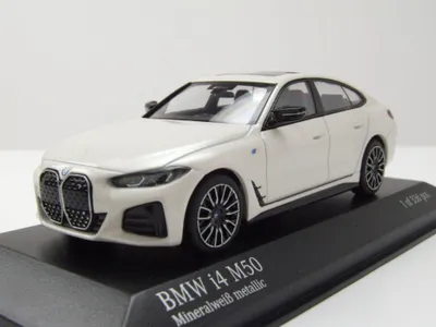 Produktbild von Minichamps 410024000 BMW I4 M50 2022 weiß metallic 1:43
