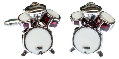 Produktbild von Schlagzeug  Manschettenknöpfe Miniblings Musik Drums Instrument Knöpfe + Box