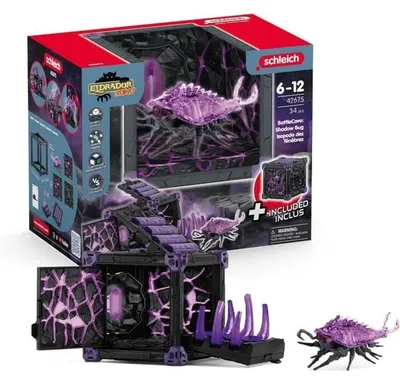 Image de Isopode sombre de la Caverne de Bataille. Extension Arène. SCHLEICH 42675 Créatures d'Eldrador. À partir de 7 ans.