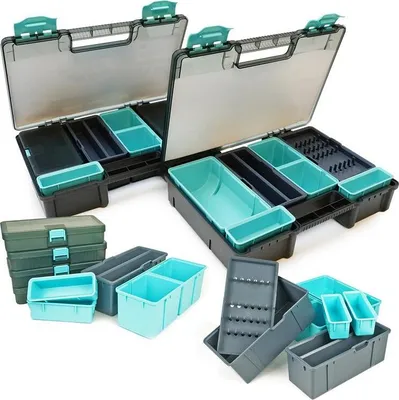 Produktbild von JVS Tackle Topbox Set Feeder/Match Aufbewahrungsboxen - Tackleboxen