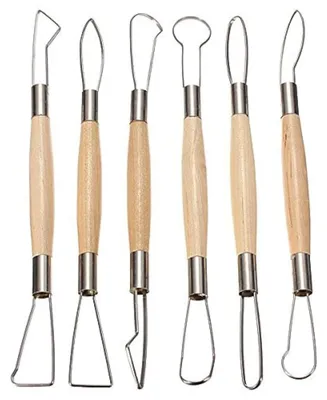 Productafbeelding van Set van 6 Wax Sculpting Tools voor Kleimodellering