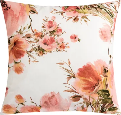 Zdjęcie produktu dla Poszewka bawełniana - 40x40 cm - Różowa, Zielona, Biała