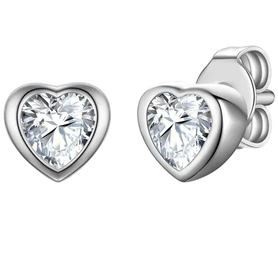 Produktbild von Rafaela Donata Ohrstecker Herz Sterling Silber Zirkonia 50110342