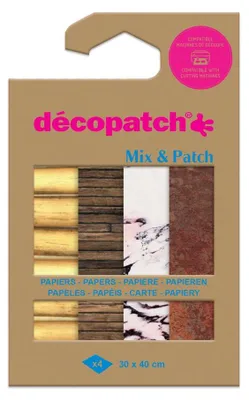 Zdjęcie produktu dla Décopatch DP040C, Papier artystyczny, 4 ark.