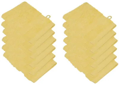 Produktbild von Waschhandschuhe 15 x 21 cm, 500 g/m² Baumwolle, waschbar bis 95 °C