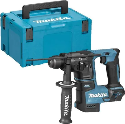 Produktbild von Makita DHR171ZJ, SDS Plus, Schwarz, Blau, Bürstenloser Motor, 1,3 cm, 680 RPM, 4800 RPM