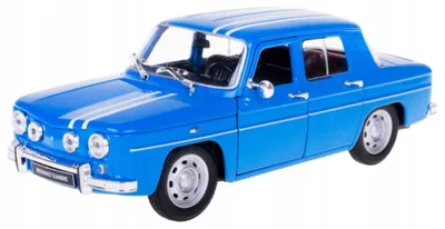 Produktbild von Renault R8 Gordini Welly Maßstab:1:24 Metall-Kunststoff Modellauto Blau