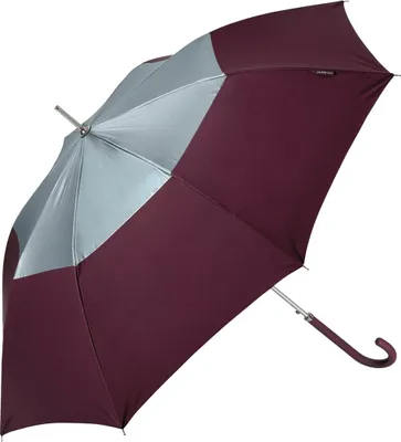 Produktbild von Regenschirm Stockschirm Damen Automatiköffnung Bicolor Zweifarbig Windproof Bordeaux