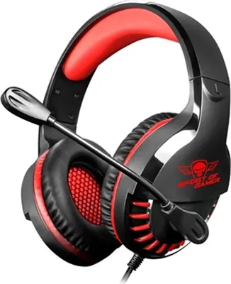 Obrázok produktu pre Spirit of Gamer PRO-H3, Kábel, 20 - 20000 Hz, Hranie, 240 g, Slúchadlá s mikrofónom, Čierna, Červená