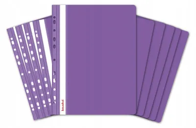 Image de Biurfol Chemise A4 Souple PP Violet Lot de 10