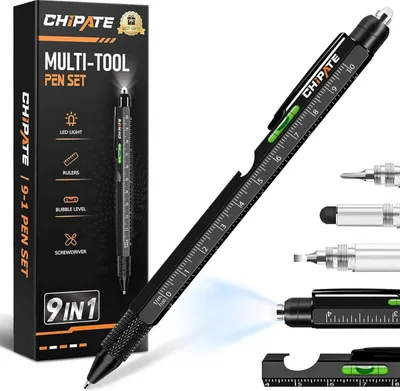 Obrázok produktu pre Chipate 9 v 1 multifunkčný biros čierny