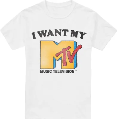 Produktbild von MTV - Tričko "I Want My MTV 2" pre mužov TV6296 (M) (Biela)