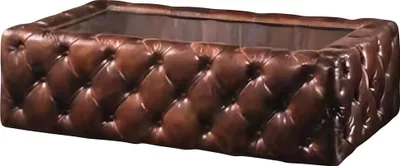 Image de Chesterfield table en verre salon table basse moderne élégante