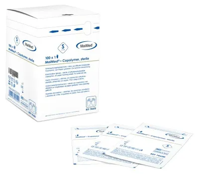 Produktbild von 24x MaiMed-Copolymer-steril Gr. S einzeln 100 St./Box | Box (100 Stück)