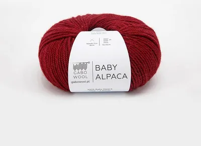 Zdjęcie produktu dla Włóczka Gabo Wool Baby Alpaca RJ2055 / czerwień