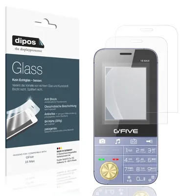 Image de 2x Protection ecrán pour GFive 16 Max mat Verre souple Film Protecteur 9H dipos