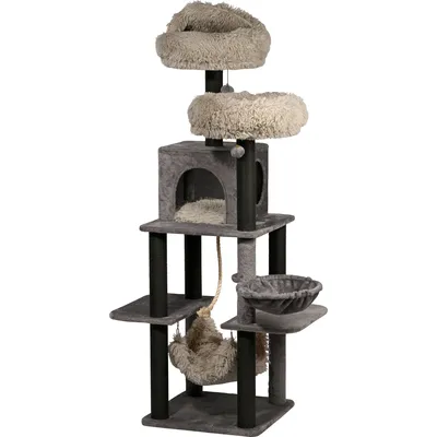 Produktbild von dobar Katzen Kratzbaum mit Katzenhöhle "Sophie", ca.: 50x50x160 cm