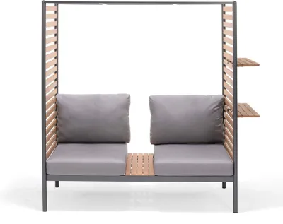 Produktbild von Webavita Balkonlounge Zweisitzer Seitenwänden 169 x 170 x 77cm