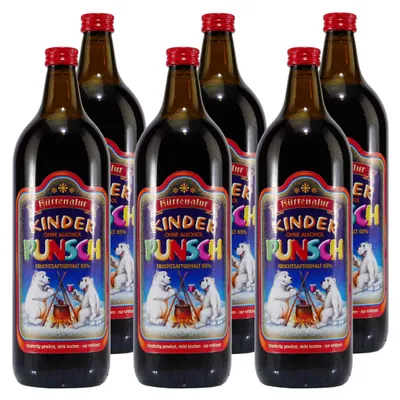 Produktbild von Hüttenglut Kinderpunsch (6 x 1,0L)