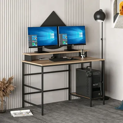 Produktbild von Skye Decor, Greta L - Dore, Black, Schreibtisch, Dore, 100 % MELAMINBESCHICHTETE SPANPLATTEN, 120 x 60 x 74 cm