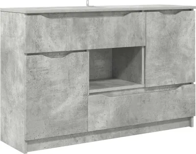 Produktbild von Sideboard Beton Grau 100 x 30 x 65,6 Holzwerkstoff
