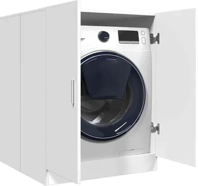 Produktbild von vidaXL Waschmaschinenschrank Weiß 71x71,5x91,5 cm