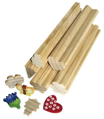 Produktbild von Eduplay Holzstäbe Bastelset Muttertag Geschenk kreatives Spielzeug