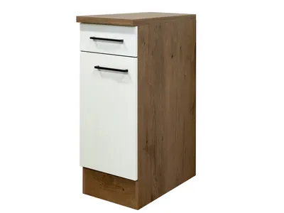 Produktbild von Küchenunterschrank - 30 cm breit - Magnolia Matt Lancelot Oak – Vintea