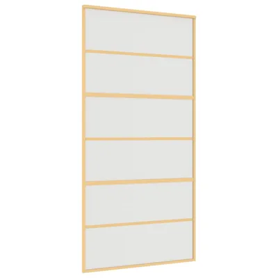 Obrázok produktu pre vidaXL Posuvné dvere Golden 102,5x205 cm Matné sklo ESG a hliník