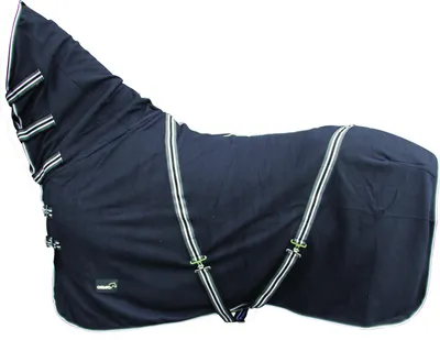 Produktbild von CATAGO Fleecedecke mit Halsteil - schwarz - 125 cm