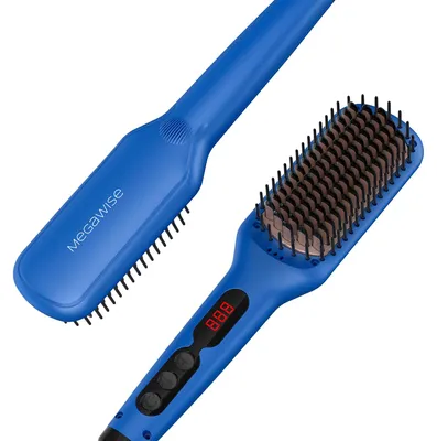 Image de Brosse lissante en céramique avec ions, pour lisseur de cheveux, idéale pour une utilisation à domicile | MCH, technologie rapide 20
