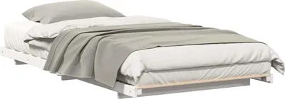 Obrázok produktu pre vidaXL Rám postele biely 80 x 200 cm z masívneho borovicového dreva