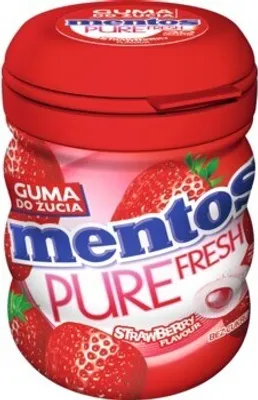 Produktbild von Mentos Pure Fresh Strawberry Flasche 60G