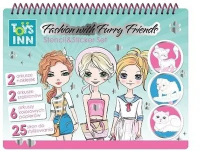 Produktbild von Kolorowe naklejki do stylizowania - Fashion with Pets