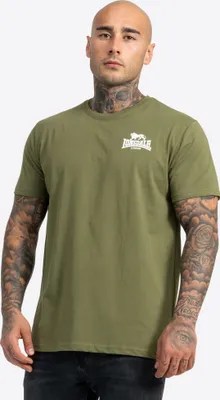 Produktbild von Herren T-Shirt normale Passform Doppelpack BLAIRMORE Black/Olive L Lonsdale