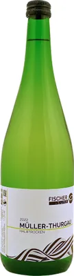 Produktbild von Müller-Thurgau Frankenwein halbtrocken | Weinkellerei Fischer Wiesentheid | 1l. Flasche