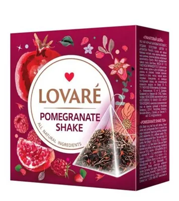 Immagine prodotto di LOVARÉ Frullato di melograno 30 g (15 piramidi, tè nero)