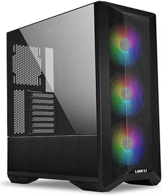 Produktbild von Lian Li Lancool II Mesh RGB , Midi Tower, PC, Schwarz, Transparent, ATX, EATX, ITX, micro ATX, Netz, Stahl, Gehärtetes Glas, Multi