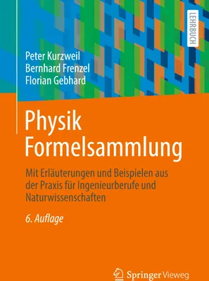 Produktbild von Physik Formelsammlung