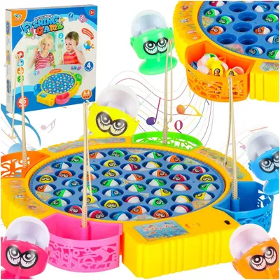Image de Aga Jeu pour enfants Pêche aux poissons 45 poissons + 4 cannes à pêche