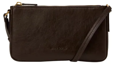 Productafbeelding van Marc O'Polo Leer schoudertas Fuana Crossbody Bag Burnt Coffee donkerbruin