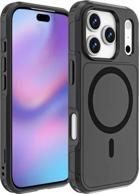 Produktbild von Mobigear Traveller iPhone 17 Pro MagSafe Hülle Hardcase Backcover - Schwarz