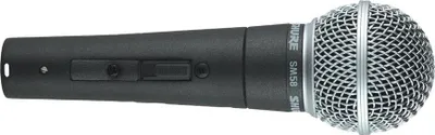 Zdjęcie produktu dla Shure SM58, Mikrofon studyjny, 50 - 15000 Hz, Kardioid, Przewodowa, Czarny, 1 szt.