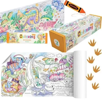 Obrázok produktu pre Maľovanky podľa čísel Dinosaury – kolektívne dielo