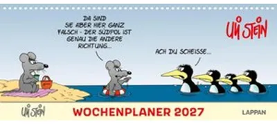 Produktbild von Uli Stein Wochenplaner 2027: Tischkalender