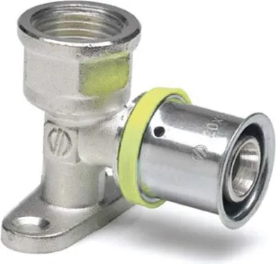 Produktbild von Pressfitting Fittings Verbundrohr Aluverbundrohr, Wandscheibe Ø16 x IG 1/2"