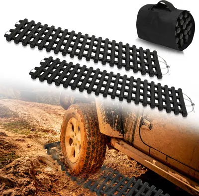Immagine prodotto di Jopassy 2 pezzi aiuto collisione max.3.5t sabbia piastre 80cm auto camion piastra di trazione