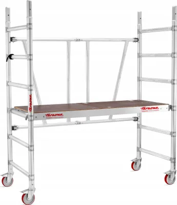 Zdjęcie produktu dla Rusztowanie aluminiowe jezdne składane FARAONE COMPACT XS 160 x 75 cm pakiet A - 2,60 m