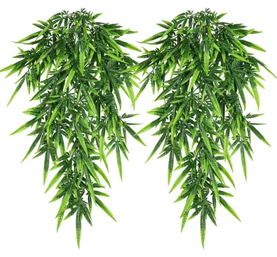 Produktbild von Terrarienpflanzen für Bartagamen – 2 Stück, künstliche Pflanzen