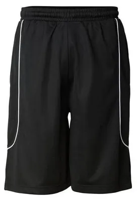 Immagine prodotto di Urban Classics - Pantaloncini corti da uomo in rete con bordino, neri, modelli base, 100% poliestere, taglia 4XL